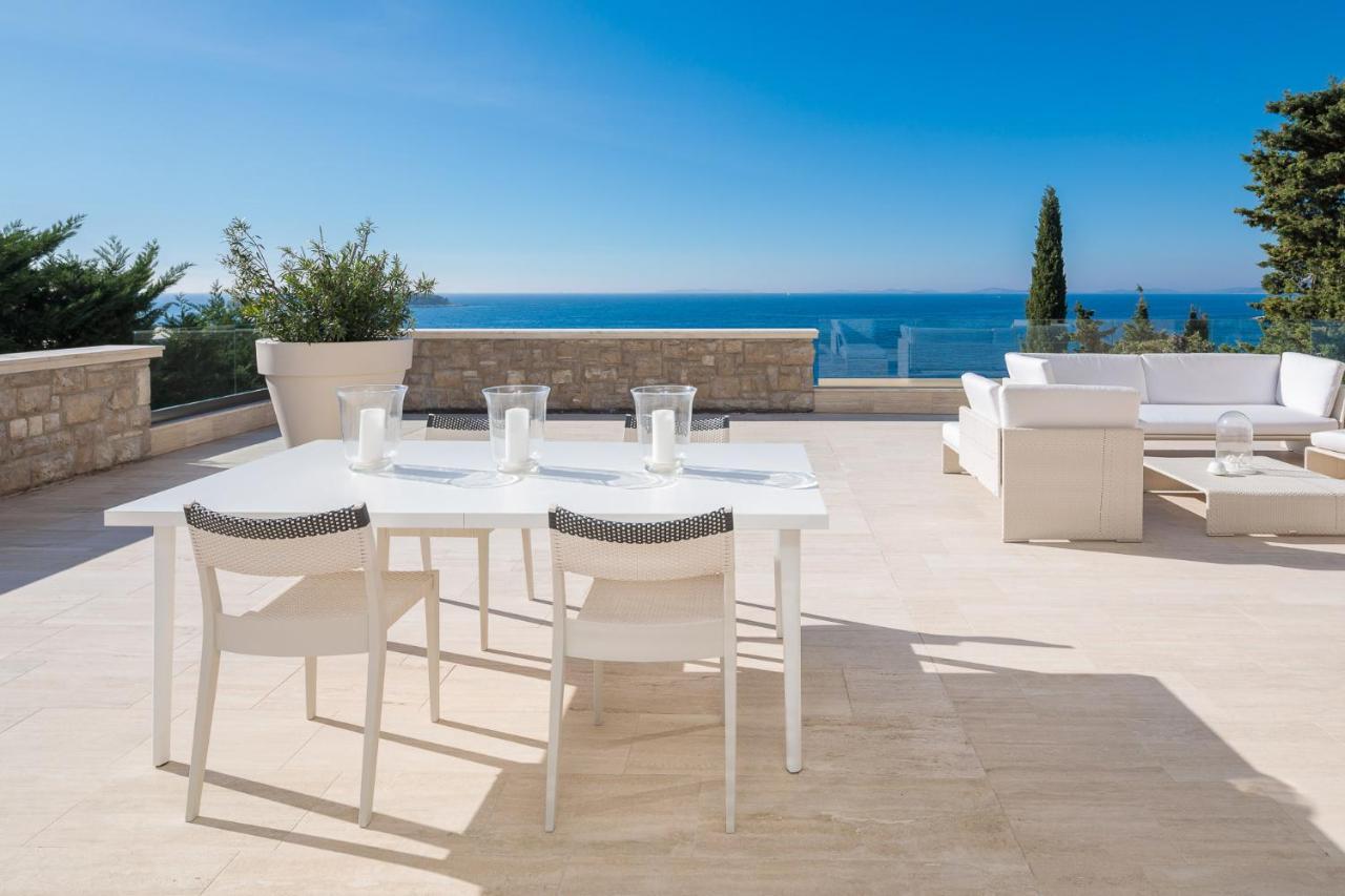 Luxury Seafront Villa Primosten Glamour With Private Pool, Sauna And Gym At The Beach In Primošten Exteriér fotografie