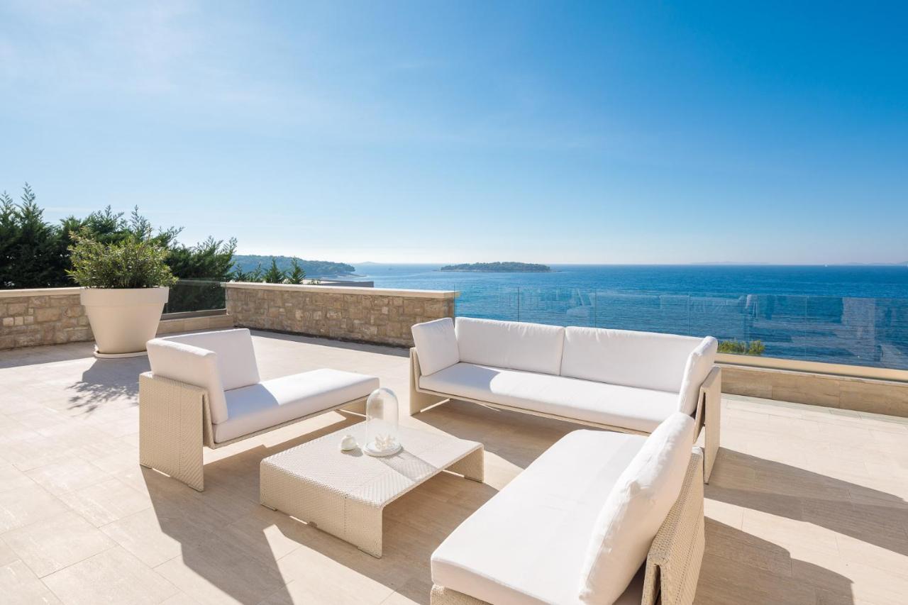 Luxury Seafront Villa Primosten Glamour With Private Pool, Sauna And Gym At The Beach In Primošten Exteriér fotografie