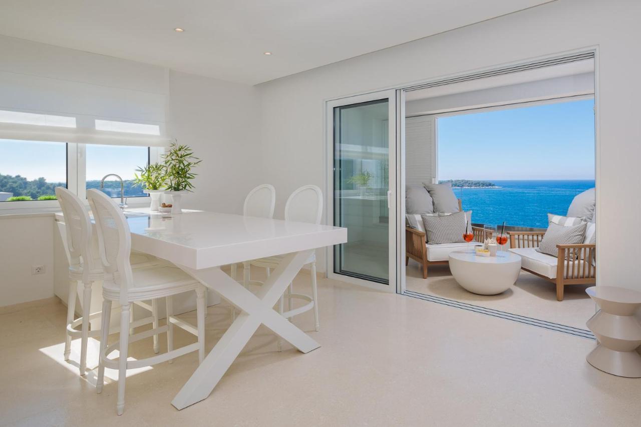 Luxury Seafront Villa Primosten Glamour With Private Pool, Sauna And Gym At The Beach In Primošten Exteriér fotografie