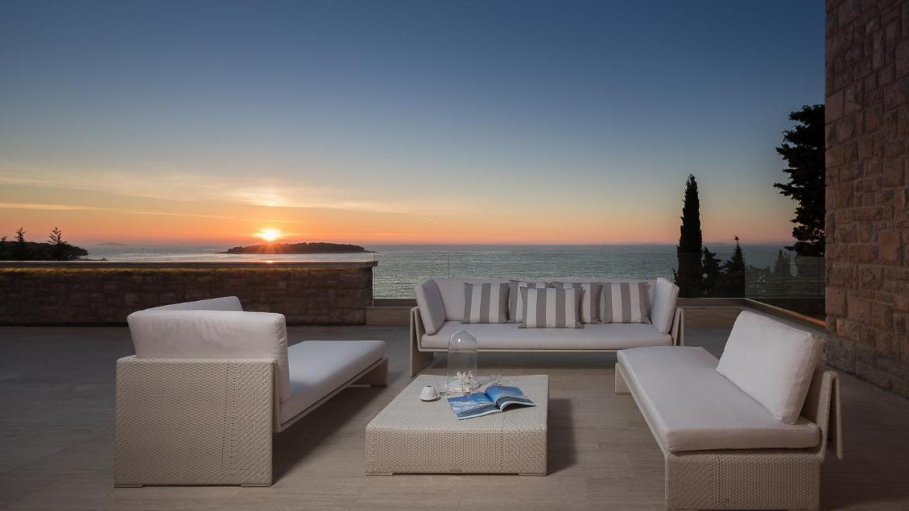 Luxury Seafront Villa Primosten Glamour With Private Pool, Sauna And Gym At The Beach In Primošten Exteriér fotografie